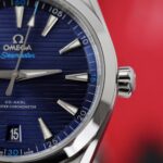 Omega Seamaster Aqua-Terra GMT Blue Replica Watches VS Factory 41mm - Image 4