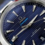 Omega Seamaster Aqua-Terra GMT Blue Replica Watches VS Factory 41mm - Image 2