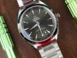 Omega Replica Watch Seamaster Aqua Terra Green Dial Metal Wire 41mm - Image 2