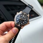 Omega Seamaster Diver 300M Sedna Rose Gold Copies Watches Black Dial 42mm - Image 3