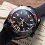 Omega Seamaster GMT Replica Watch Ceramic Black VS Factory 45.5mm