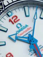Omega Seamaster Planet Ocean 600M Replica Watches White Dial Rubber Strap VS Factory 43.5mm - Image 6