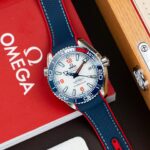Omega Seamaster Planet Ocean 600M Replica Watches White Dial Rubber Strap VS Factory 43.5mm