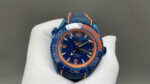 Omega Seamaster Planet Ocean Replica Watches Blue Dial Rubber Strap VS Factory 45.5mm - Image 3