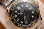 Omega Replica Watch Seamaster Demi Gold Black Dial VS Factory Demi Gold 42mm - Image 7