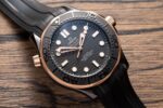 Omega Replica Watch Seamaster Black Dial Rubber Strap VS Factory 42mm - Image 3
