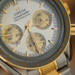 Omega SpeedMaster MoonWatch Chronogarph Demi Gold Replica Watch 42mm - Image 5