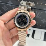 Omega Best Copies Watch SpeedMaster MoonWatch Rose Gold OM Factory 42mm