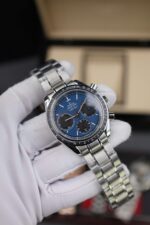 Omega Speedmaster Replica Watch Racing Chronograph Dial Blue 40mm - Image 3