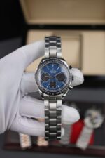 Omega Speedmaster Replica Watch Racing Chronograph Dial Blue 40mm - Image 2