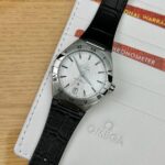 Omega Replica Watch Constellation White Dial Leather Strap 41mm - Image 2