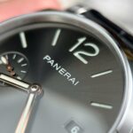 Panerai Luminor Due PAM1250 Knock Off Watches Gray Dial Leather Strap VS Factory 42mm - Image 4