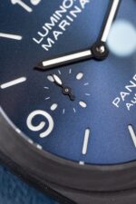 Panerai Luminot Marina PAM1664 Carbon Replica Watches Leather Strap VS Factory 44mm - Image 9