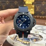 Panerai Submersible Luna Rossa Carbotech PAM01563 Replica Watches Blue Dial Automatic Movement VS Factory 42mm
