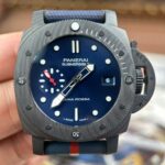 Panerai Submersible Luna Rossa Carbotech PAM01563 Replica Watches Blue Dial Automatic Movement VS Factory 42mm - Image 3