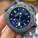 Panerai Submersible Luna Rossa Carbotech PAM01563 Replica Watches Blue Dial Automatic Movement VS Factory 42mm - Image 4
