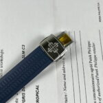 Patek Philippe Replica Watch Aquanaut 5168G Custom Moissanite Baguette Diamonds Blue Dial 42.2mm - Image 9