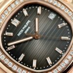 Patek Philippe 5711 Natural Diamond Replica Watch 18K Gold Wrapped 40mm - Image 4