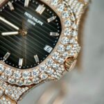 Patek Philippe 5711 Replica Watch With Moissanite Diamond Refined 3K 40mm - Image 5