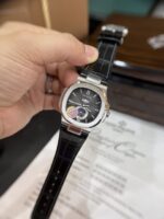 Patek Philippe Replica Watch Nautilus 5726G Black Leather Strap GR Factory 40.5mm - Image 4