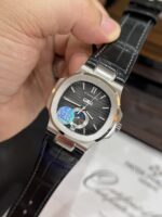 Patek Philippe Replica Watch Nautilus 5726G Black Leather Strap GR Factory 40.5mm - Image 2