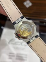 Patek Philippe Nautilus 5726G Replica Watch Blue Leather Strap GRF 40.5mm - Image 5