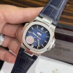 Patek Philippe Nautilus 5726G Replica Watch Blue Leather Strap GRF 40.5mm
