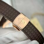 Patek Philippe Aquanaut 5062 Replica Watch Gold Wrapped Moissanite 35.6mm - Image 10