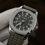Patek Philippe Replica Watch Aquanaut 5067 Gray Dial Rubber Strap 35.6mm - Image 4