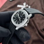Patek Philippe Clone Watch Aquanaut 5067 Black Dial Rubber Strap PPF Factory 35.6mm - Image 4