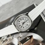 Patek Philippe Aquanaut 5067A Replica Watch With Moissanite Diamond 35.6mm - Image 4
