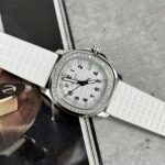 Patek Philippe Aquanaut 5067A Replica Watch With Moissanite Diamond 35.6mm - Image 3