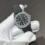 Patek Philippe Aquanaut 5067A Replica Watch Moissanite Diamond Black 35.6mm - Image 4