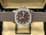 Patek Philippe Aquanaut 5067A Best Replica Watch Grey With Stone Bezel 35.6mm - Image 3