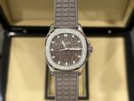 Patek Philippe Aquanaut 5067A Best Replica Watch Grey With Stone Bezel 35.6mm