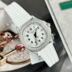 Patek Philippe Replica Watch Aquanaut 5069G Custom Full Moissanite Diamonds PPF Factory 35.2mm - Image 2