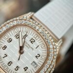 Patek Philippe Aquanaut 5069R With Moissanite Replica Watch PPF 35.2mm - Image 5