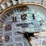 Patek Philippe Replica Watch Aquanaut 5072R Gold Wrapped Moissanite Diamond 35.6mm - Image 4