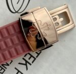 Patek Philippe Replica Watch Aquanaut 5072R Gold Wrapped Moissanite Diamond 35.6mm - Image 9