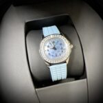 Patek Philippe Aquanaut 5072R Replica Watch Blue Diamond PP Factory 35.6mm