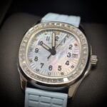 Patek Philippe Aquanaut 5072R Replica Watch Blue Diamond PP Factory 35.6mm - Image 3