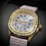 Patek Philippe Aquanaut 5072R Women-s Replica Watch Pink PPF 35.6mm - Image 3