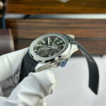 Patek Philippe Aquanaut 5164 Replica Watches Gray Dial Rubber Strap PPF Factory 40.8mm - Image 3