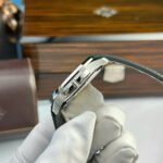 Patek Philippe Aquanaut 5164 Replica Watches Gray Dial Rubber Strap PPF Factory 40.8mm - Image 6