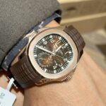 Patek Philippe Aquanaut 5164R Genuine Replica Watch Gold Wrapped ZF 40.8mm - Image 6