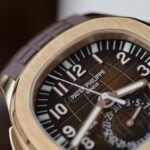 Patek Philippe Aquanaut 5164R Knock Off Watches Brown Dial Rubber Strap PPF Factory 40.8mm - Image 4