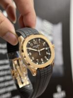 Patek Philippe Aquanaut 5167 Replica Watch Gold Wrapped Chocolate Dial 3K 40mm - Image 4