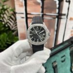 Patek Philippe Aquanaut 5167 With Diamond Natural Rubber Strap 40mm - Image 3