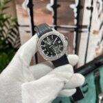 Patek Philippe Aquanaut 5167 With Diamond Natural Rubber Strap 40mm - Image 6
