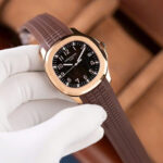 Patek Philippe Aquanaut 5167 Dial Brown Replica Watches Rubber Strap 40mm